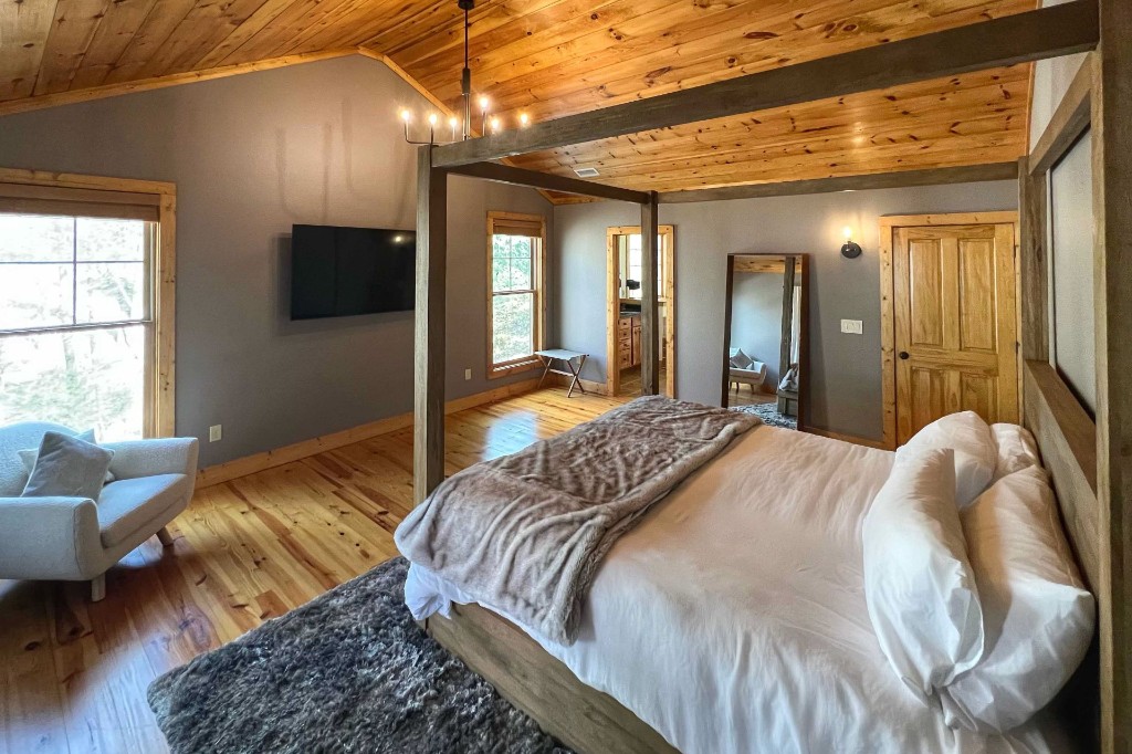 Western North Carolina Chalet w/ Game Room & Decks - Interior 4